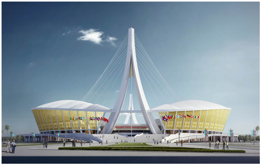 援柬埔寨國家體育場項目（榮獲“2022-2023年度中國建設工程魯班獎”）